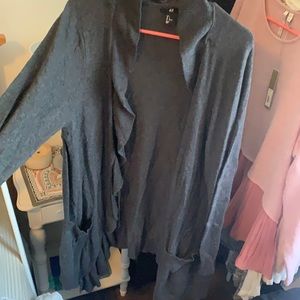 Dark gray cardigan